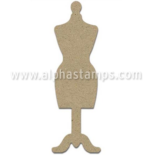 Die-Cut Chipboard Dress Forms